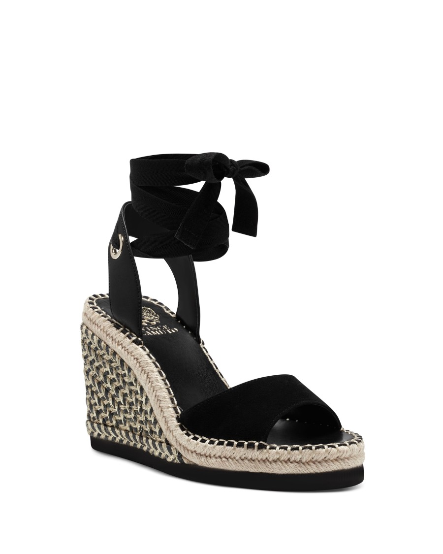 Vince Camuto Bendsen Sandalo con Zeppa Iuta Lacci Caviglia