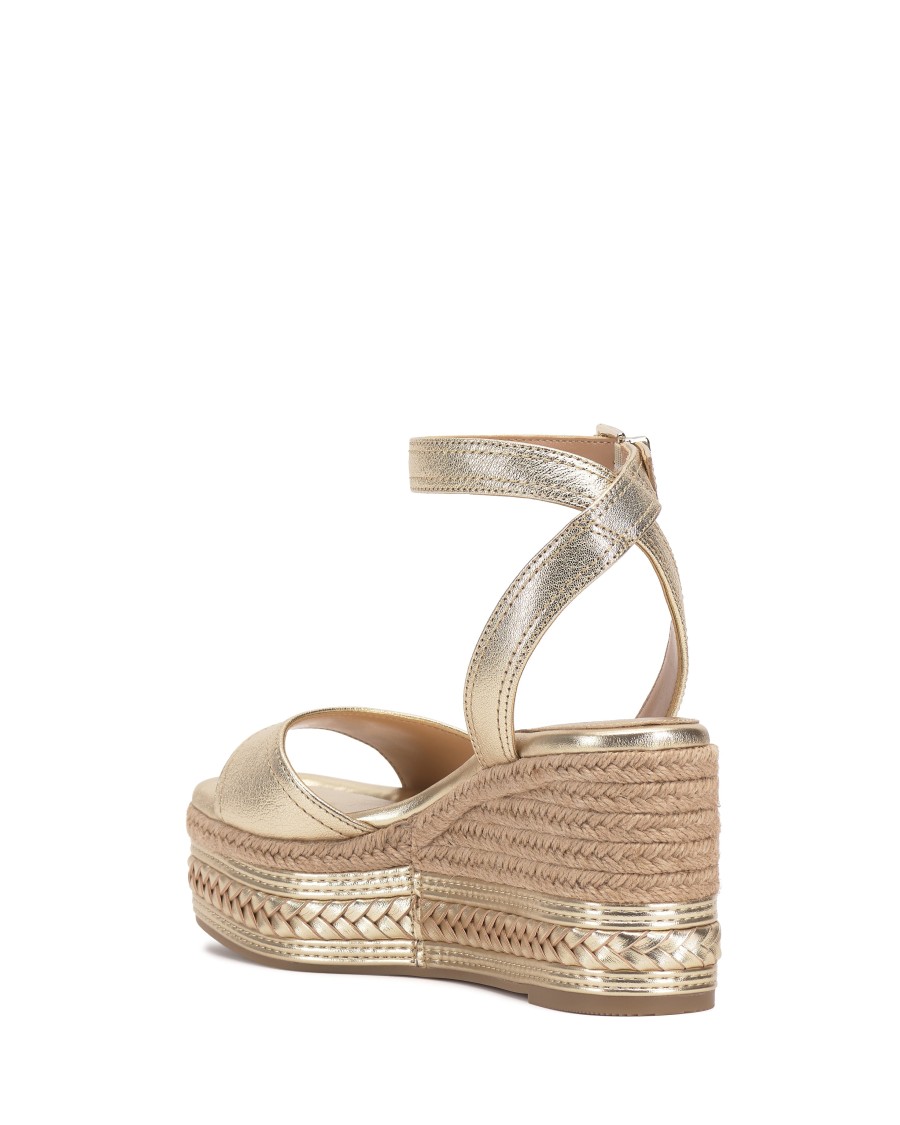 Vince Camuto Lilla Sandalo Zeppa Espadrillas Donna