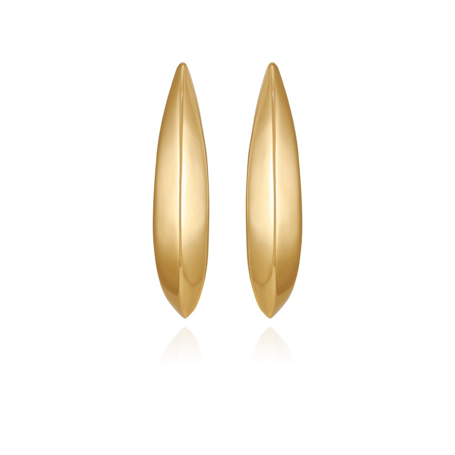Vince Camuto Earrings orecchini foglia oro dorato