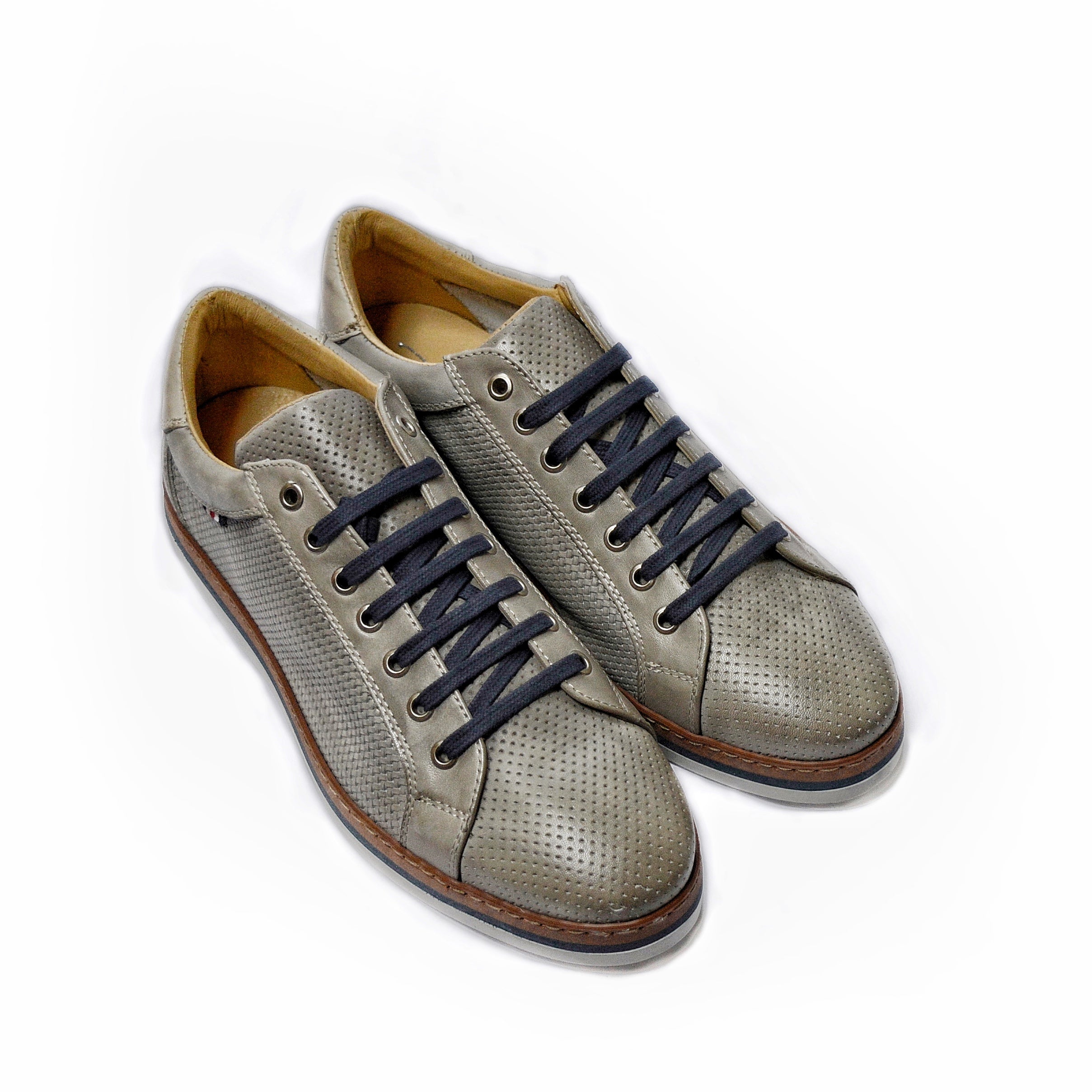 Ton Goût Urban sneakers uomo pelle grigia taglia 41