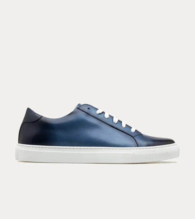 Ace Marks Duke Vela Blue Nicol sneakers pelle uomo blu