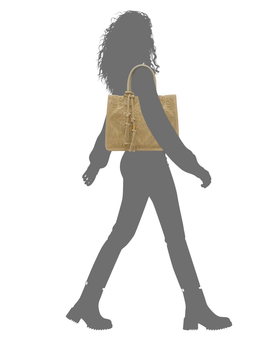 Vince Camuto Orla borsa tote tela oversize manici arrotolati
