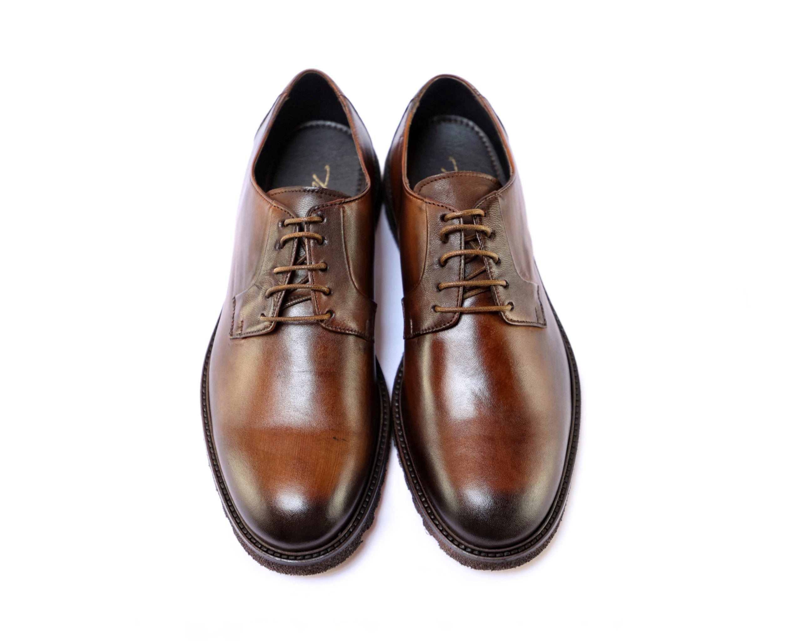 Ton Goût Derby Dress scarpe uomo pelle taglia 43
