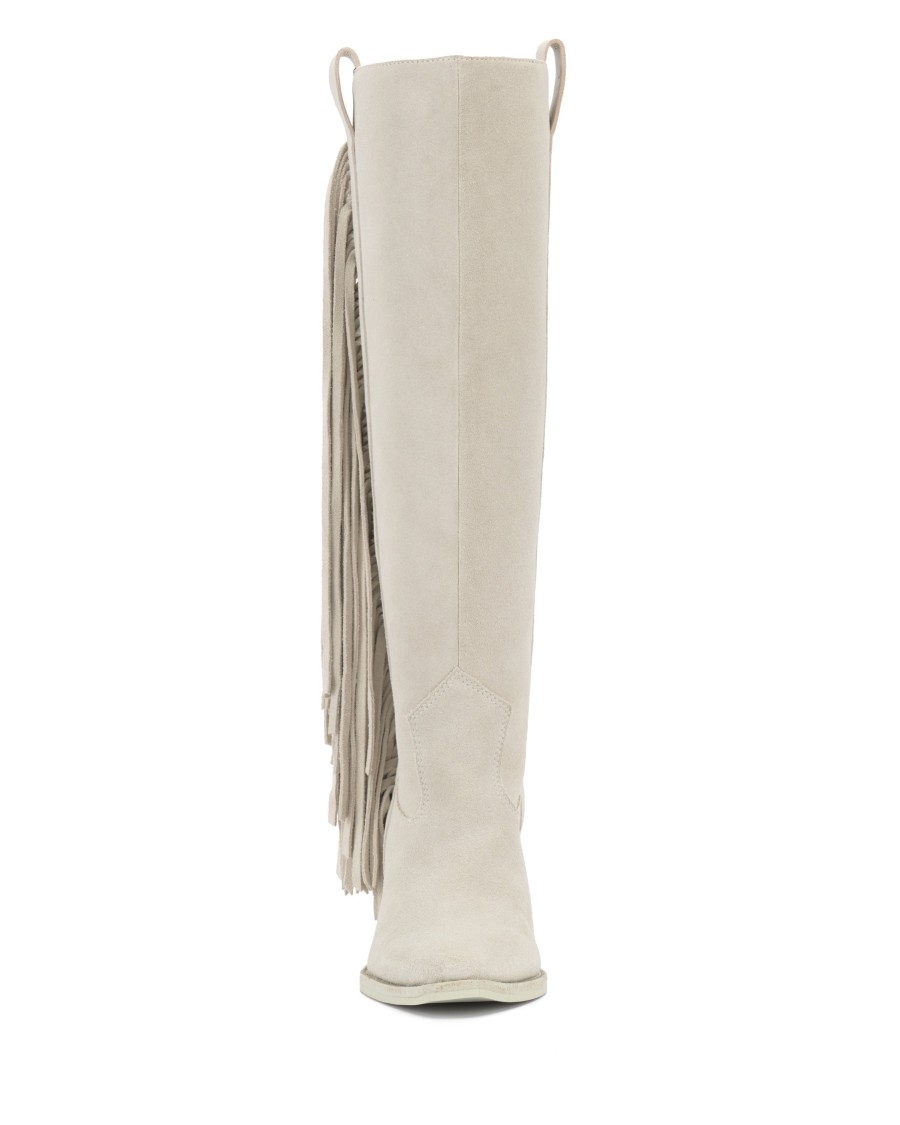 Vince Camuto Pelia Stivale ginocchio frange camoscio Extra Wide