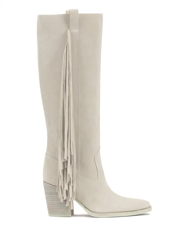 Vince Camuto Pelia Stivale ginocchio frange camoscio Extra Wide