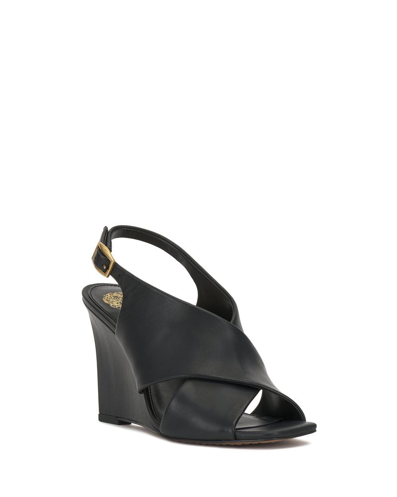 Vince Camuto Ameira sandali zeppa pelle punta quadrata
