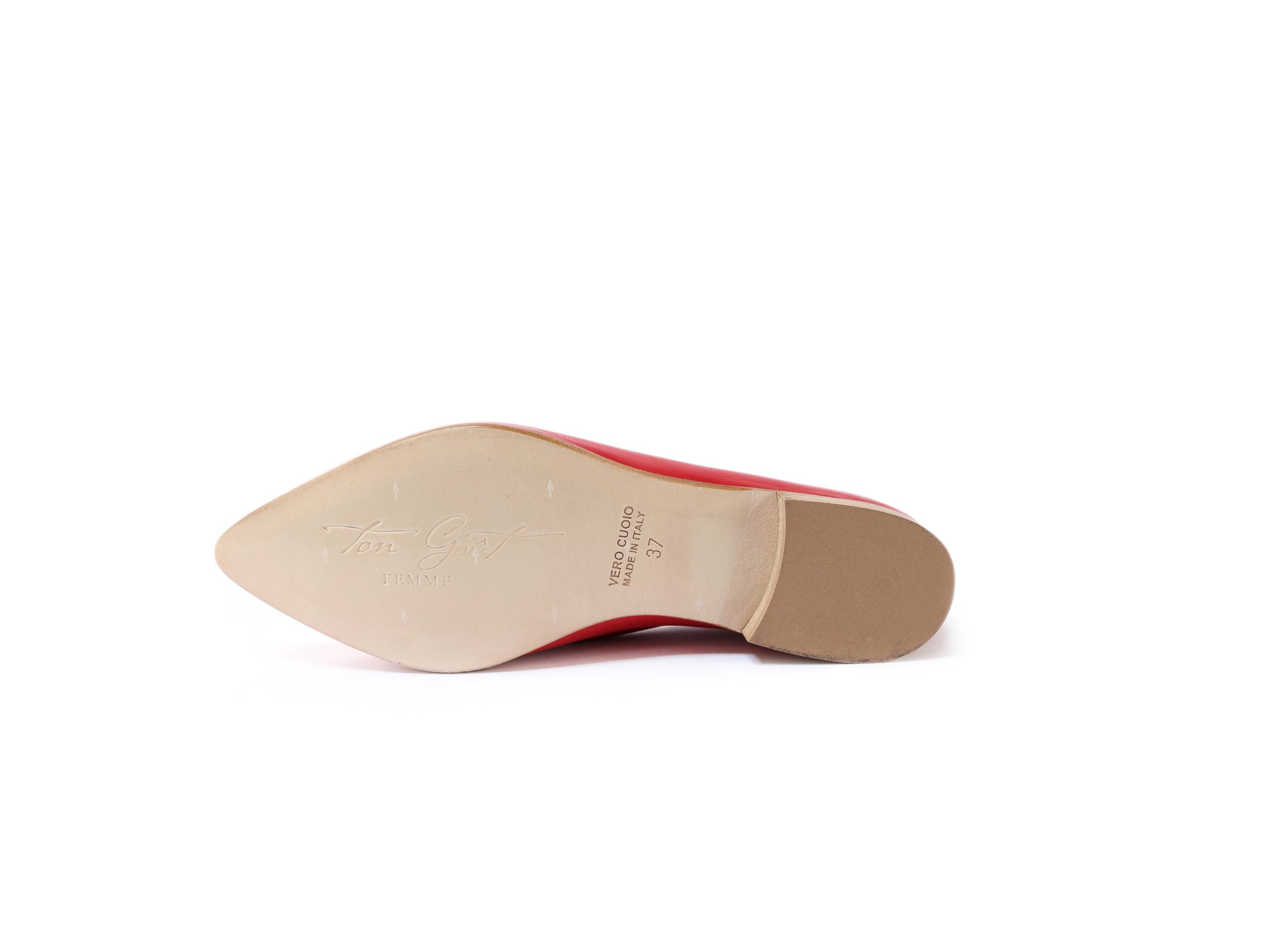 Ton Goût Ballerinas ballerina donna nappa rossa