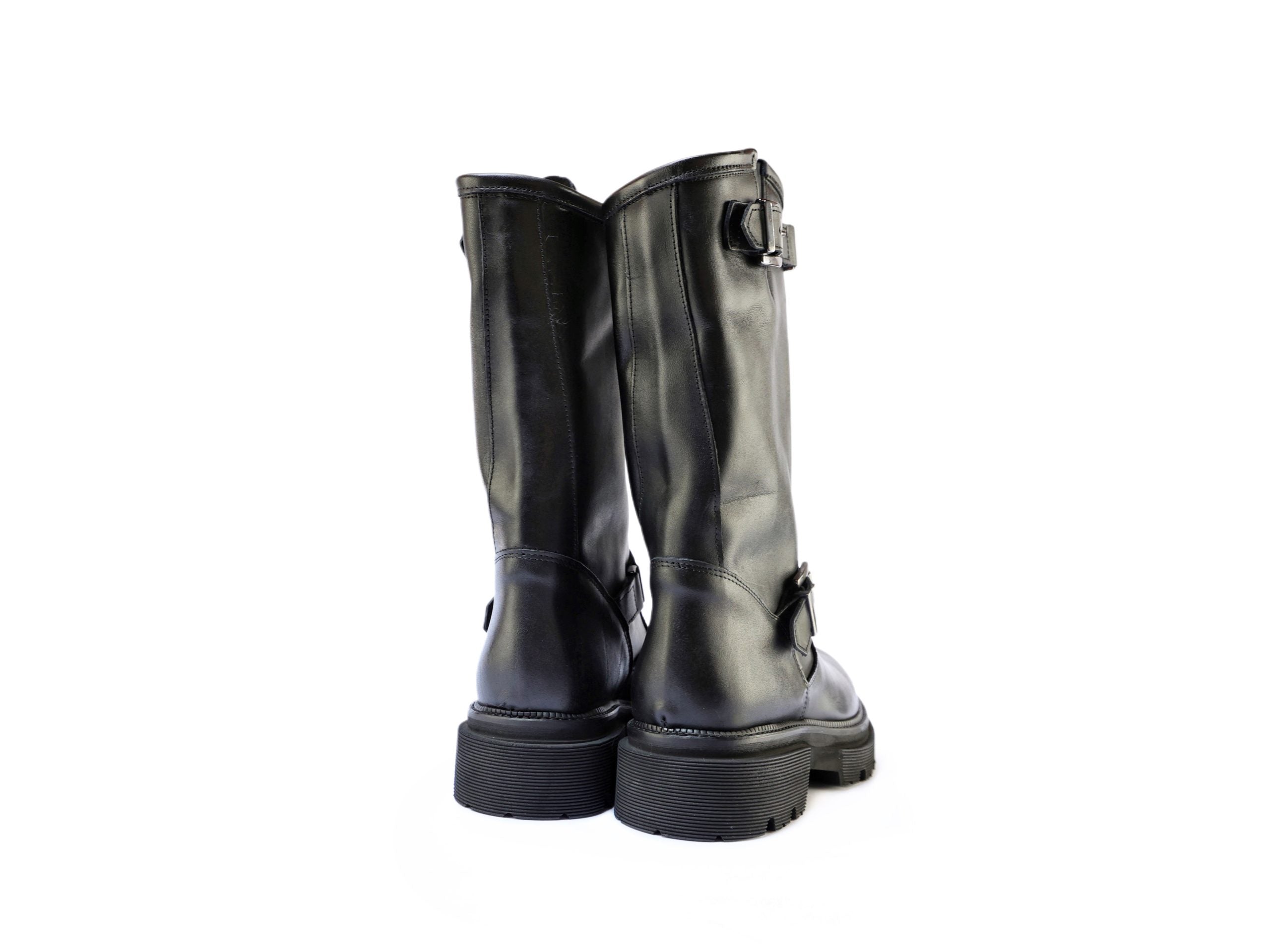 Ton Goût Trend stivaletti donna pelle nero altezza 25 cm