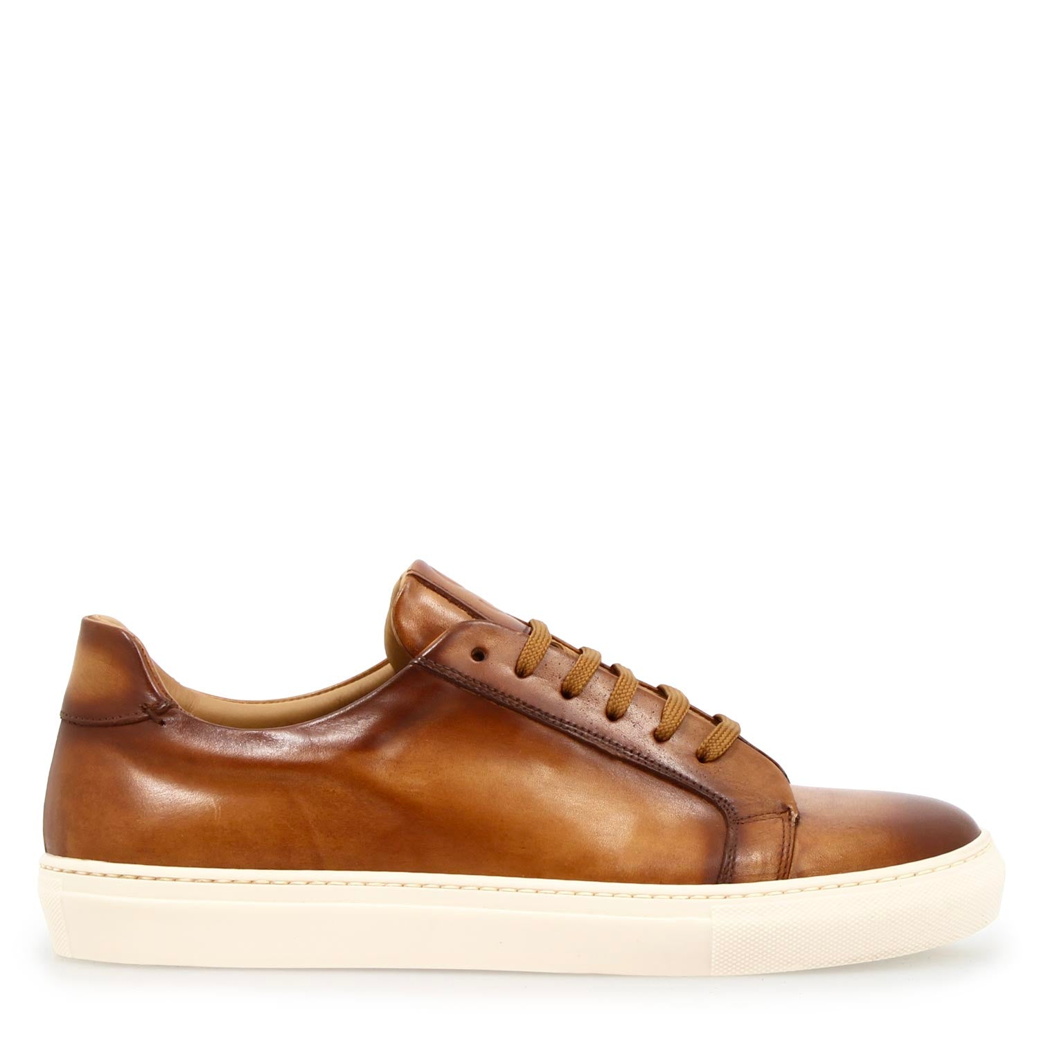 Leonardo Shoes Oreste Sneakers Uomo pelle marrone