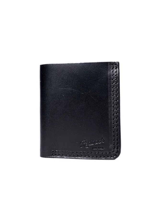 Redback Bifold portafoglio pelle nero uomo slim