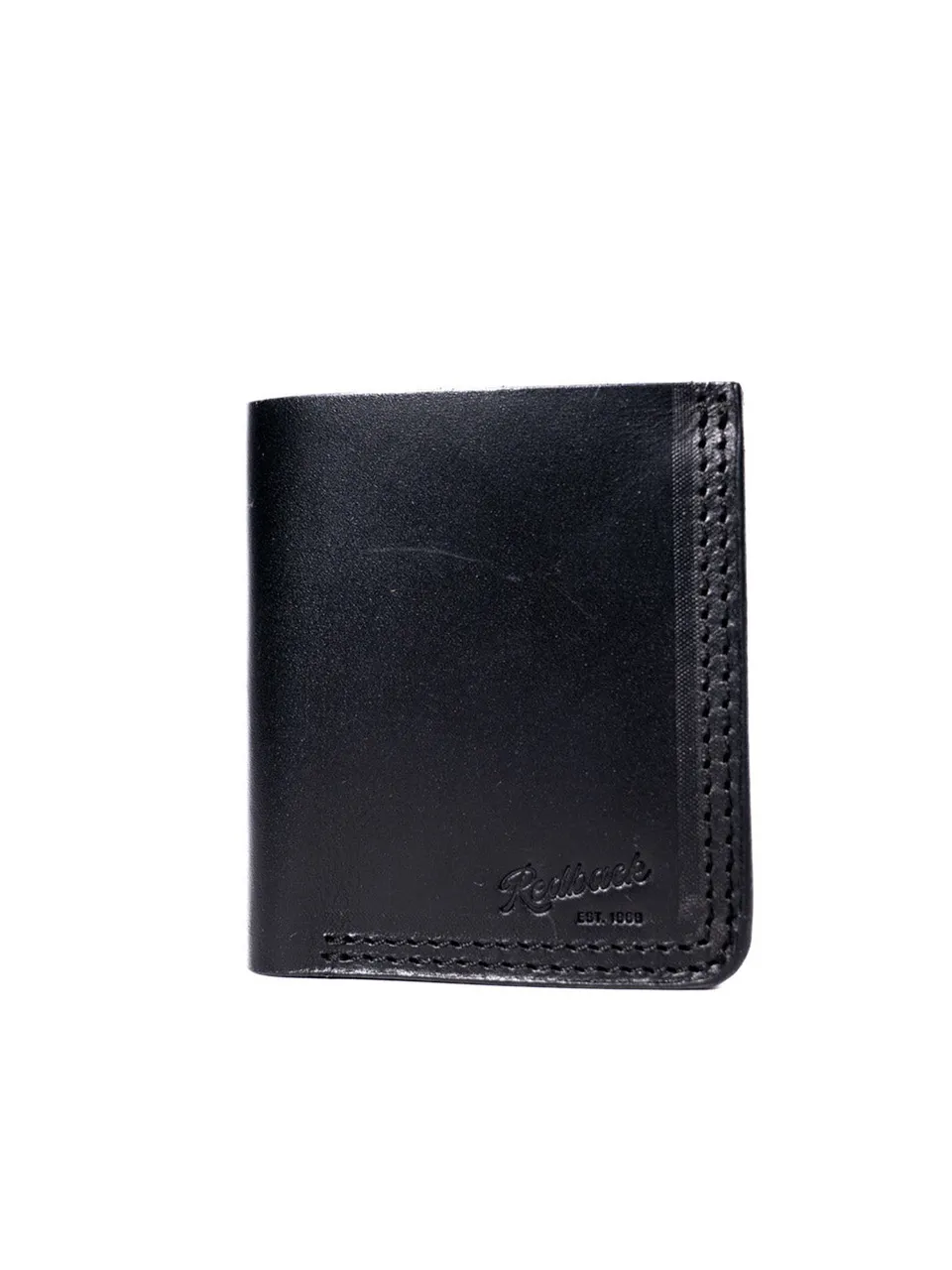 Redback Bifold portafoglio pelle nero uomo slim