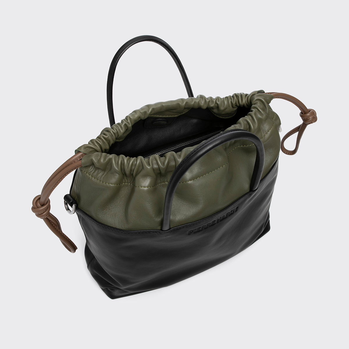 Pierre Hardy Twin AHV4 borsa maxi nera pelle tracolla