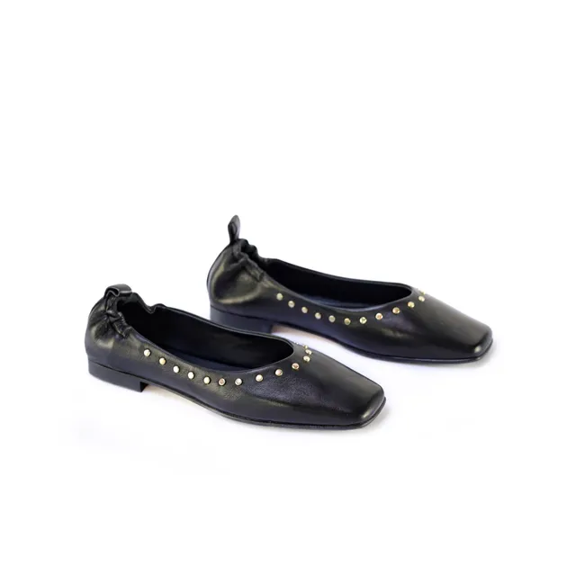 Ton Goût Paule F/W 26 Ballerina Donna Nera Nappa
