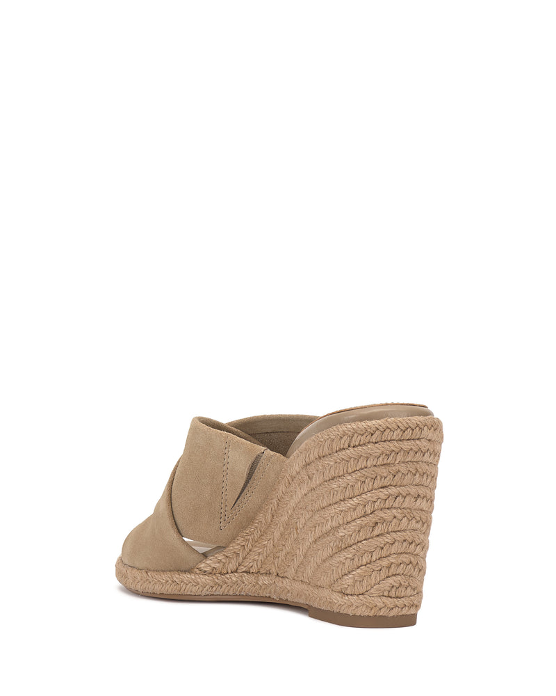 Vince Camuto Fisella Sandalo Zeppa Espadrillas Incrociato