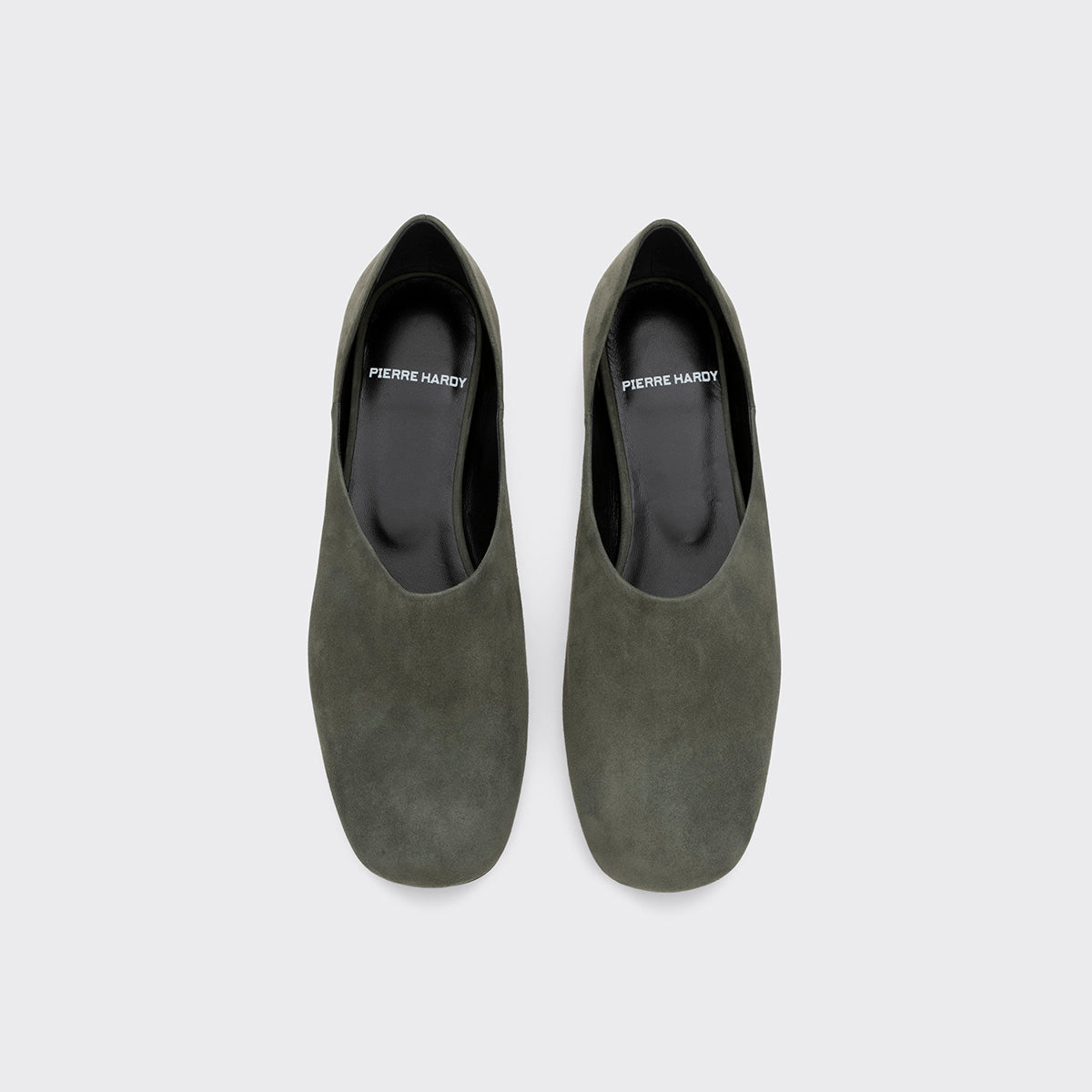 Pierre Hardy Pia slip-on kaki tacco basso pelle