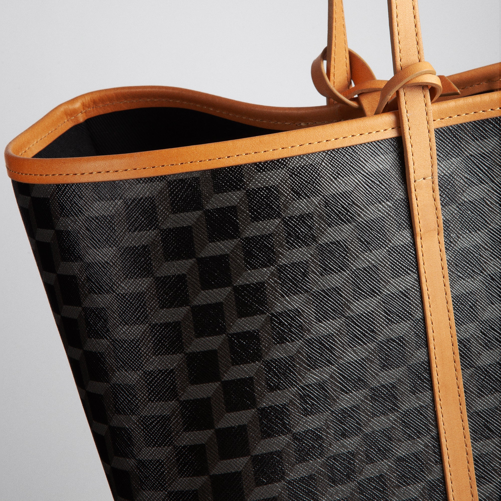 Pierre Hardy Cab Tote shopper pelle nera TU
