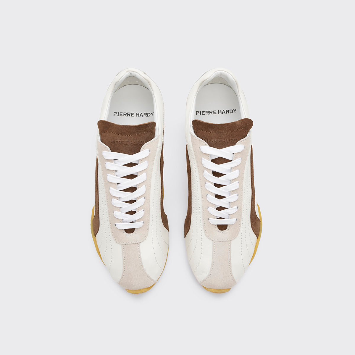Pierre Hardy Jump AGS01 sneakers donna bianco pelle leggera