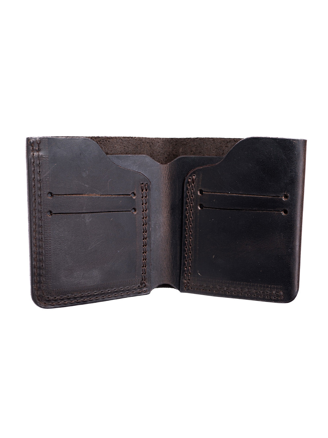 Redback Bifold portafoglio pelle nero uomo slim