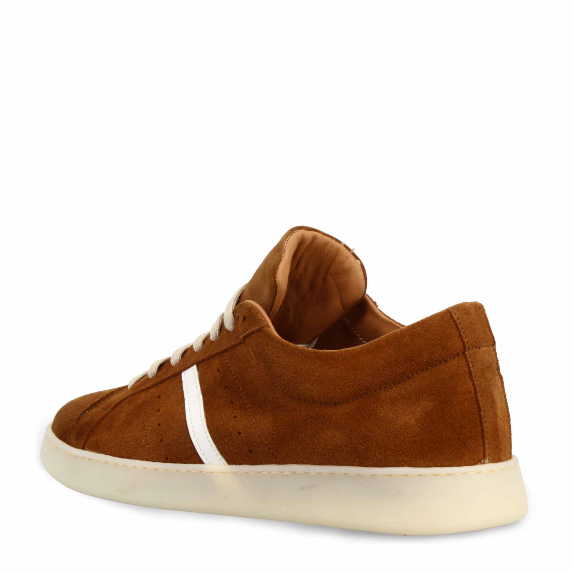 Leonardo Sneakers Uomo Virgilio C sneaker camoscio marrone