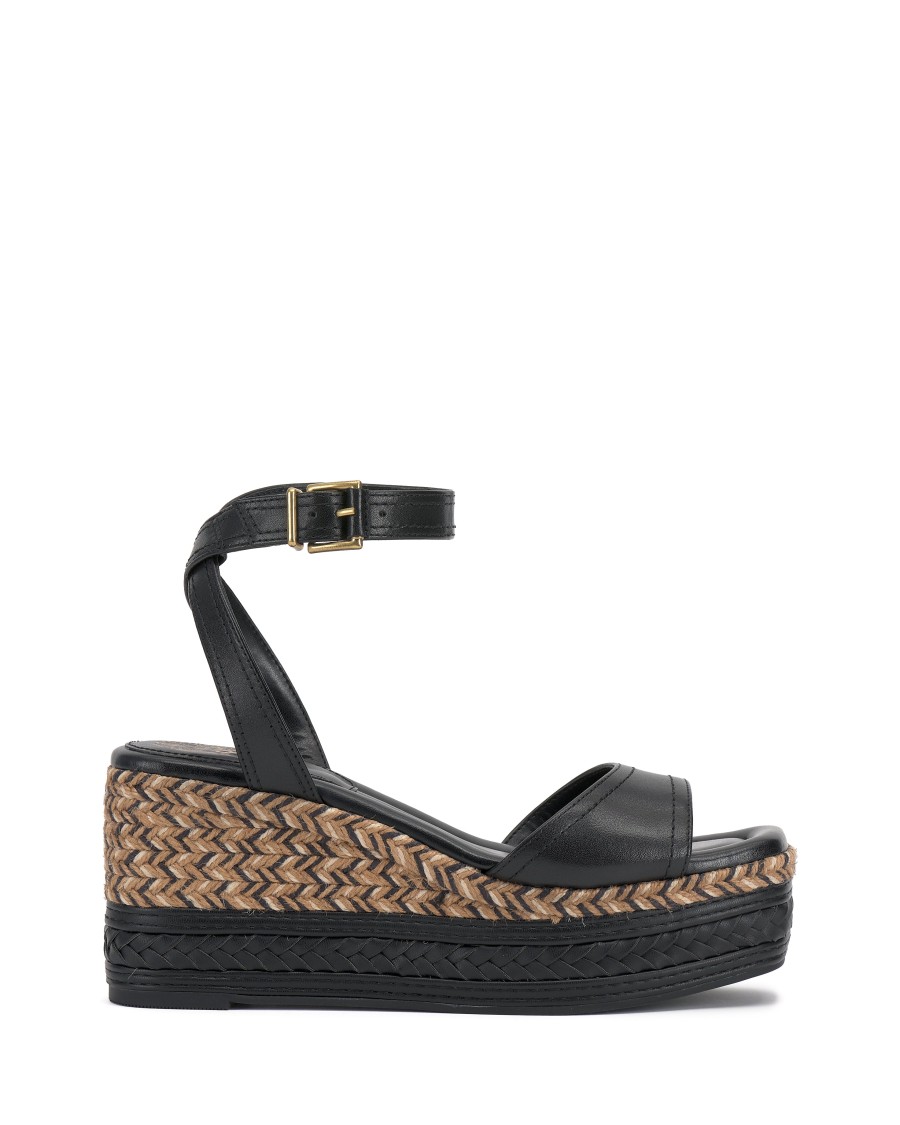 Vince Camuto Lilla Sandalo con Zeppa Espadrillas Donna