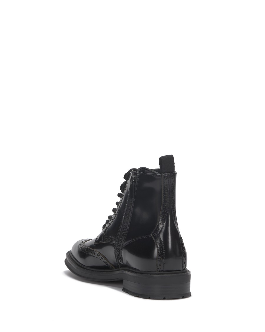 Vince Camuto Jaycob Wingtip stivali uomo vernice