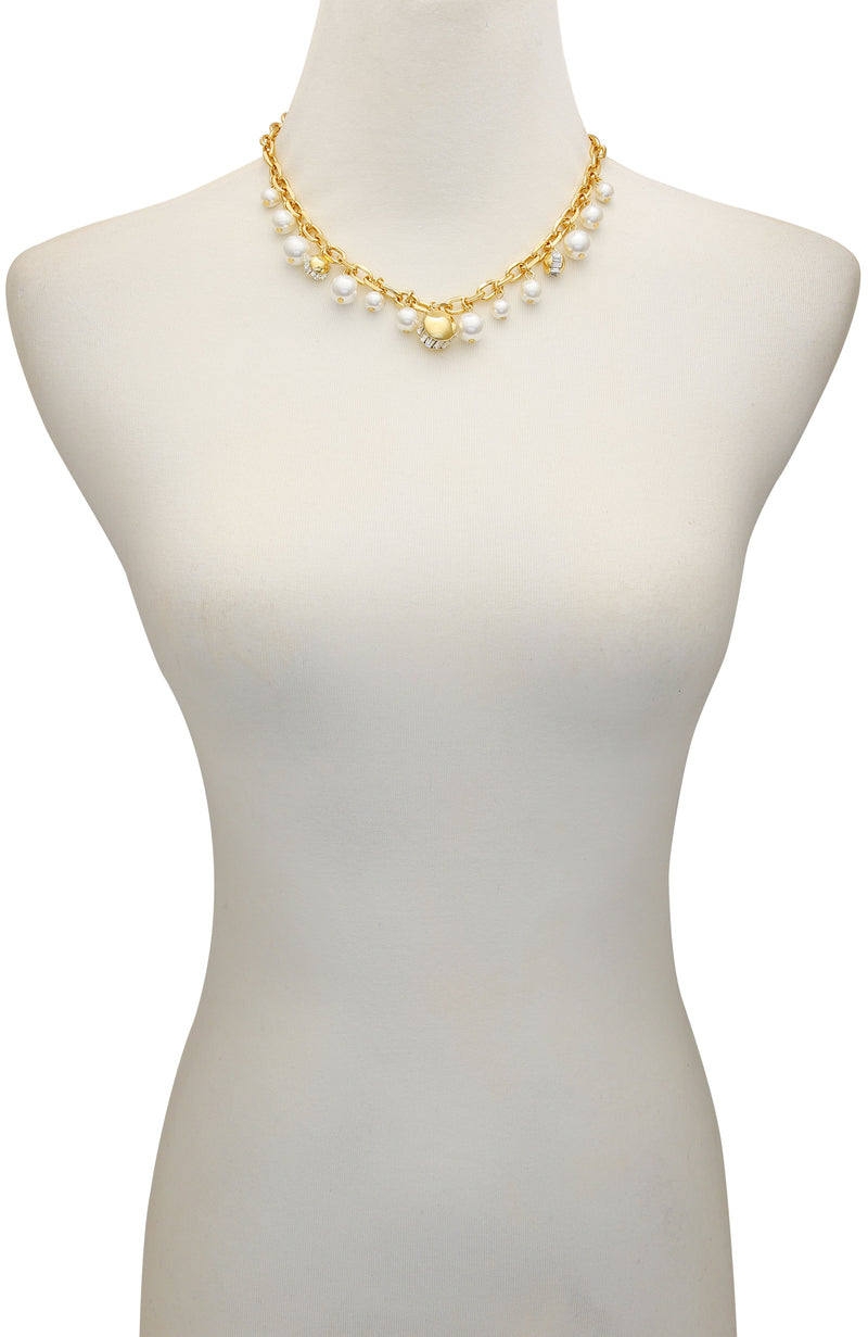 Vince Camuto Necklaces collana catena oro perle