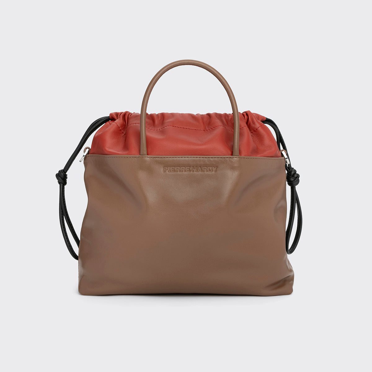 Pierre Hardy Twin Bag borsa tracolla cammello TU pelle