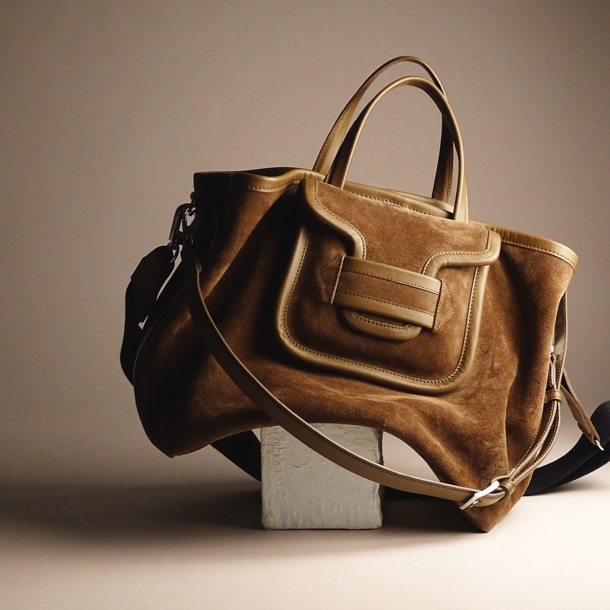 Pierre Hardy Alpha Day borsa tote marrone maxi TU