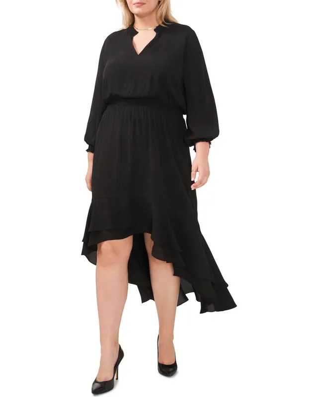 Vince Camuto Abito Lungo Georgette Taglie Forti Scollo V