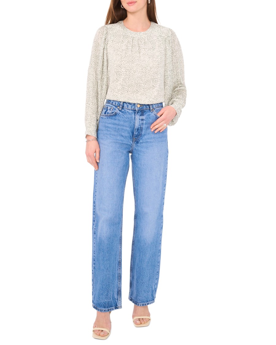 Vince Camuto top maniche sbuffo spalle arricciate