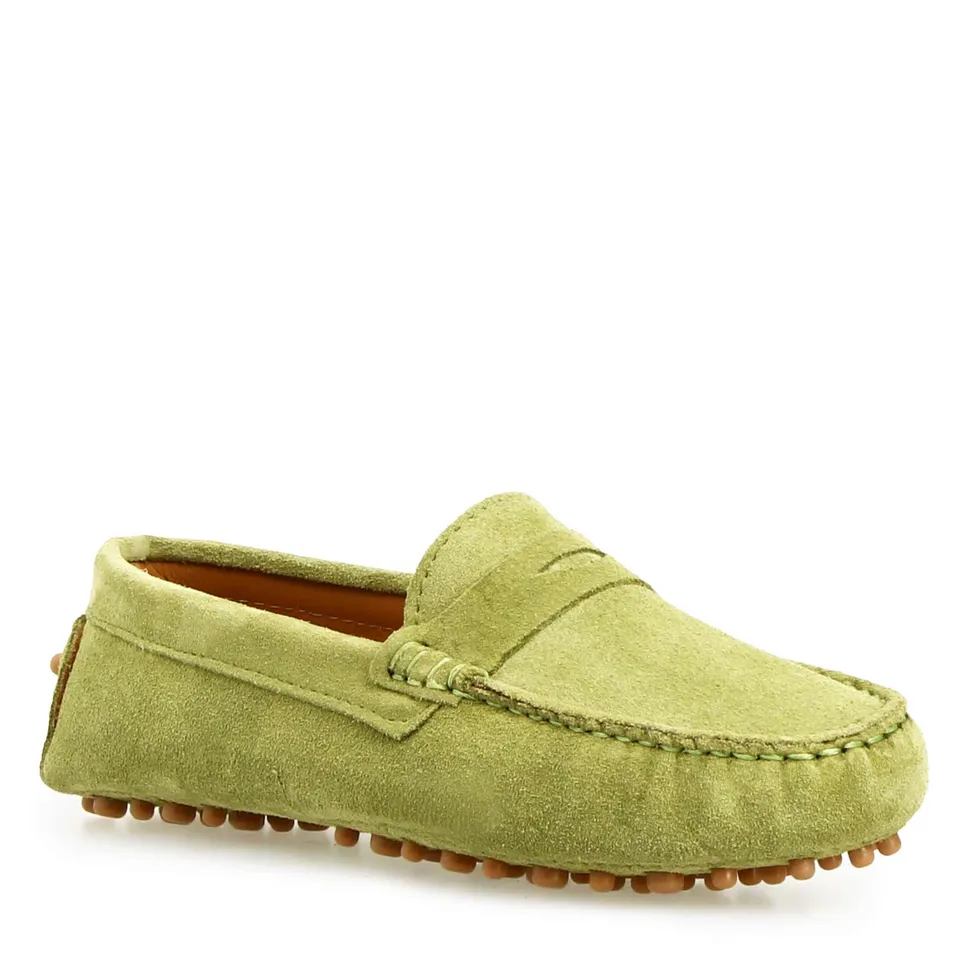 Leonardo Garda D. Verde Car Shoe Donna Camoscio Verde