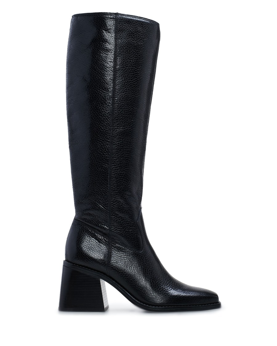 Vince Camuto Sangeti Stivale Donna Alto Tacco Blocco Oro
