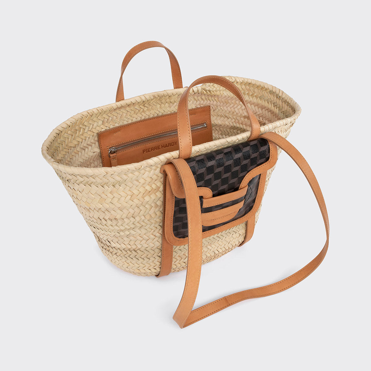 Pierre Hardy Alpha borsa cesta donna nera intrecciata