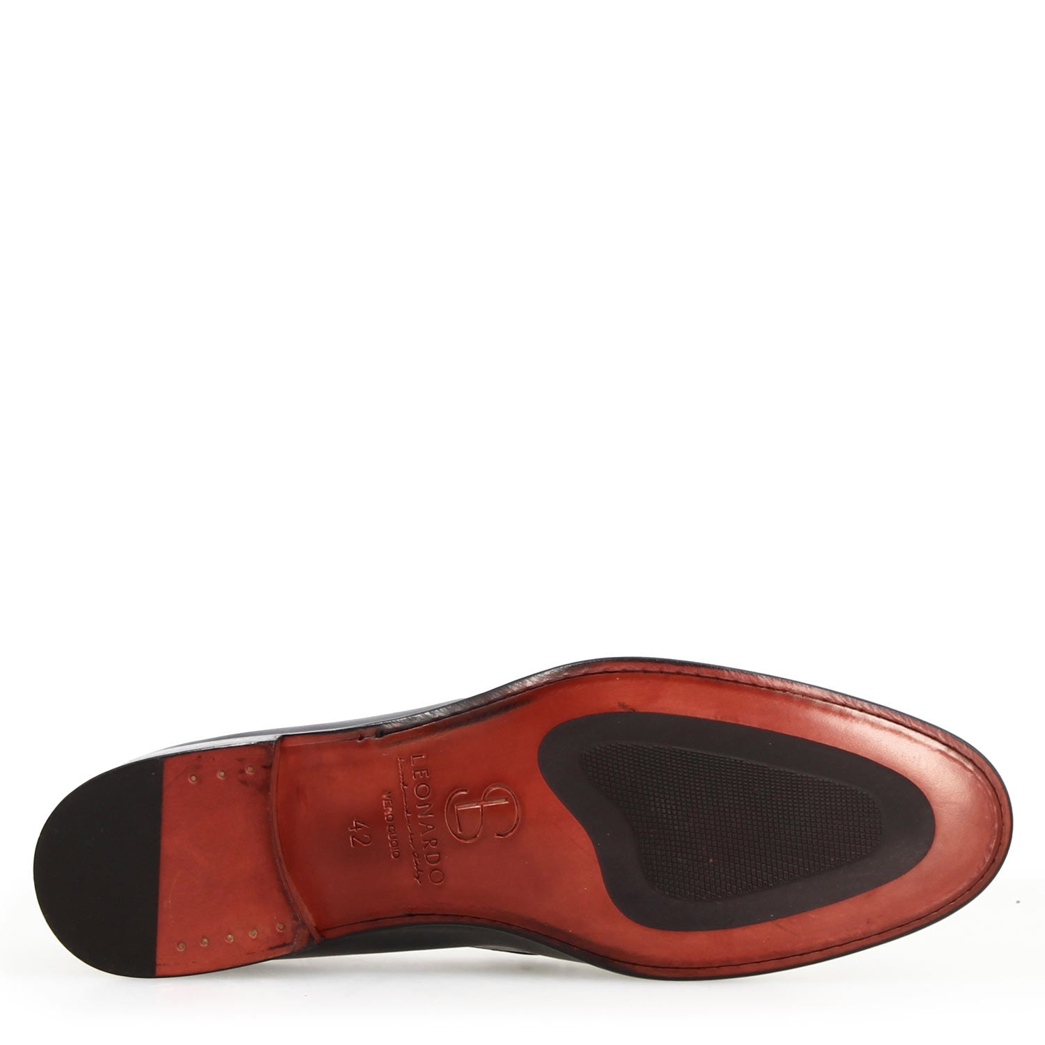 Leonardo Shoes Mocassino Adriano Nero Pelle Uomo
