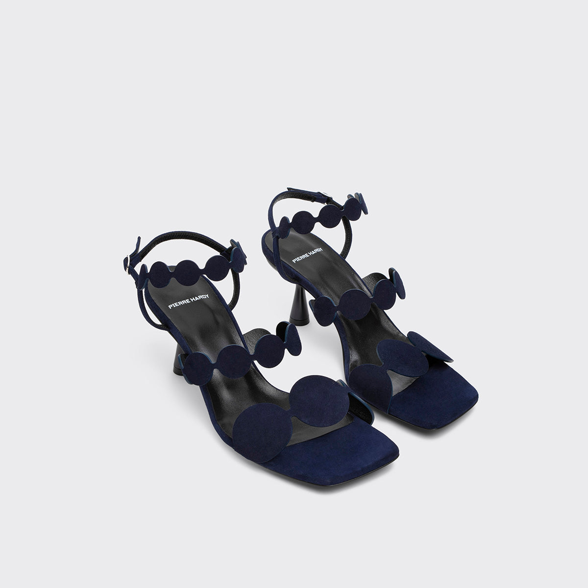 Pierre Hardy Bulle Lava sandalo donna blu tacco 60 mm