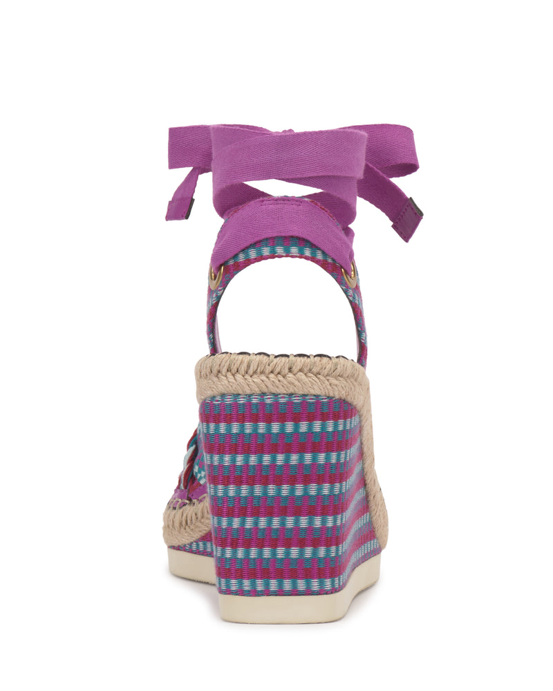 Vince Camuto Bealie Sandalo con Zeppa Espadrillas Intrecciato