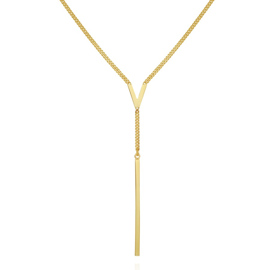 Vince Camuto Lariat Y Collana a Y Oro da Donna