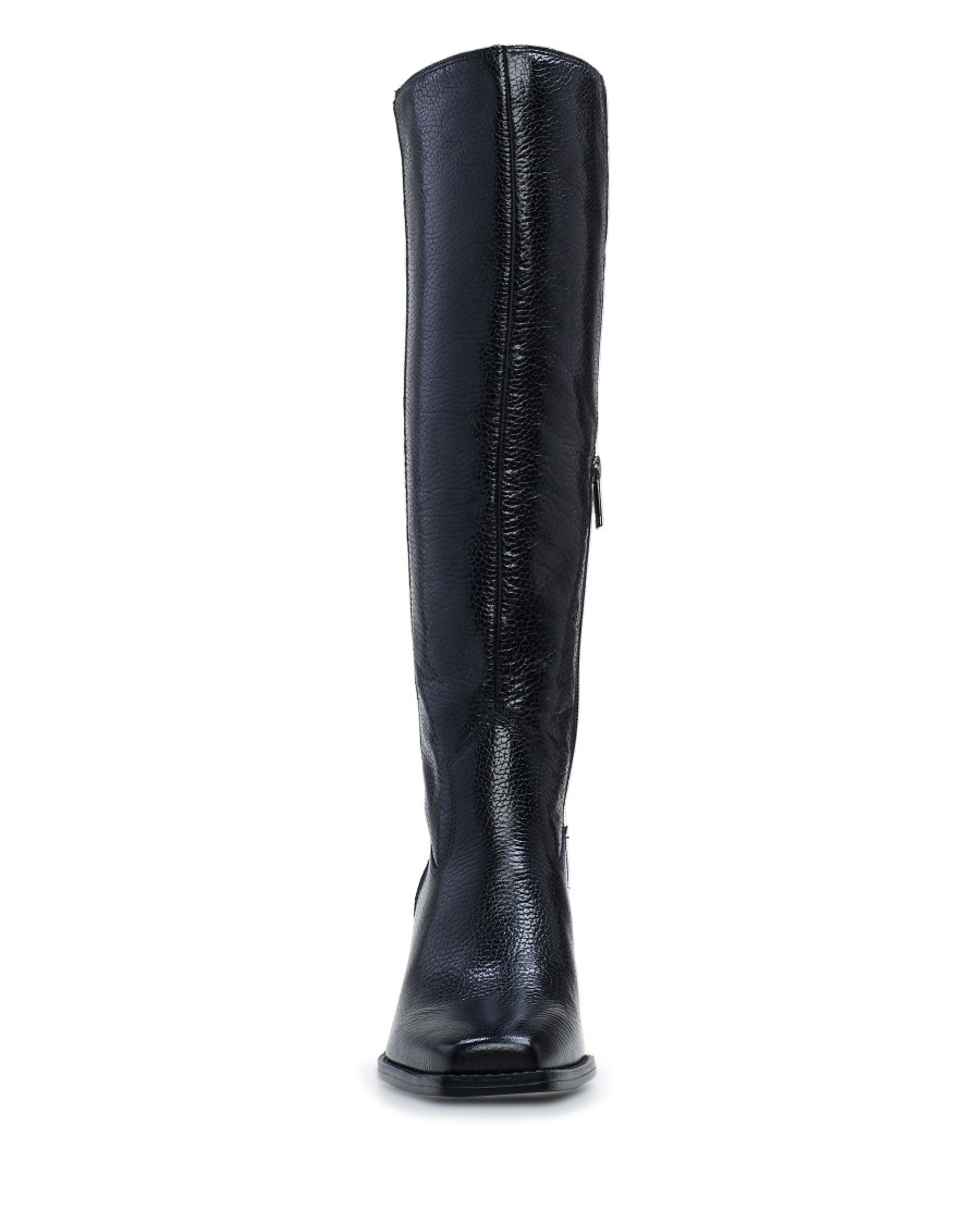 Vince Camuto Sangeti Stivale Donna Alto Tacco Blocco Oro