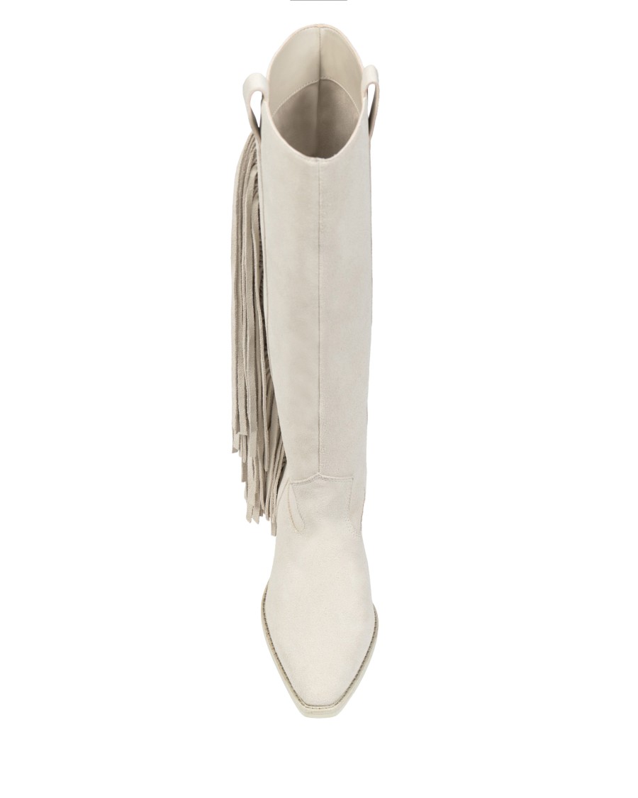 Vince Camuto Pelia Stivale ginocchio frange camoscio Extra Wide