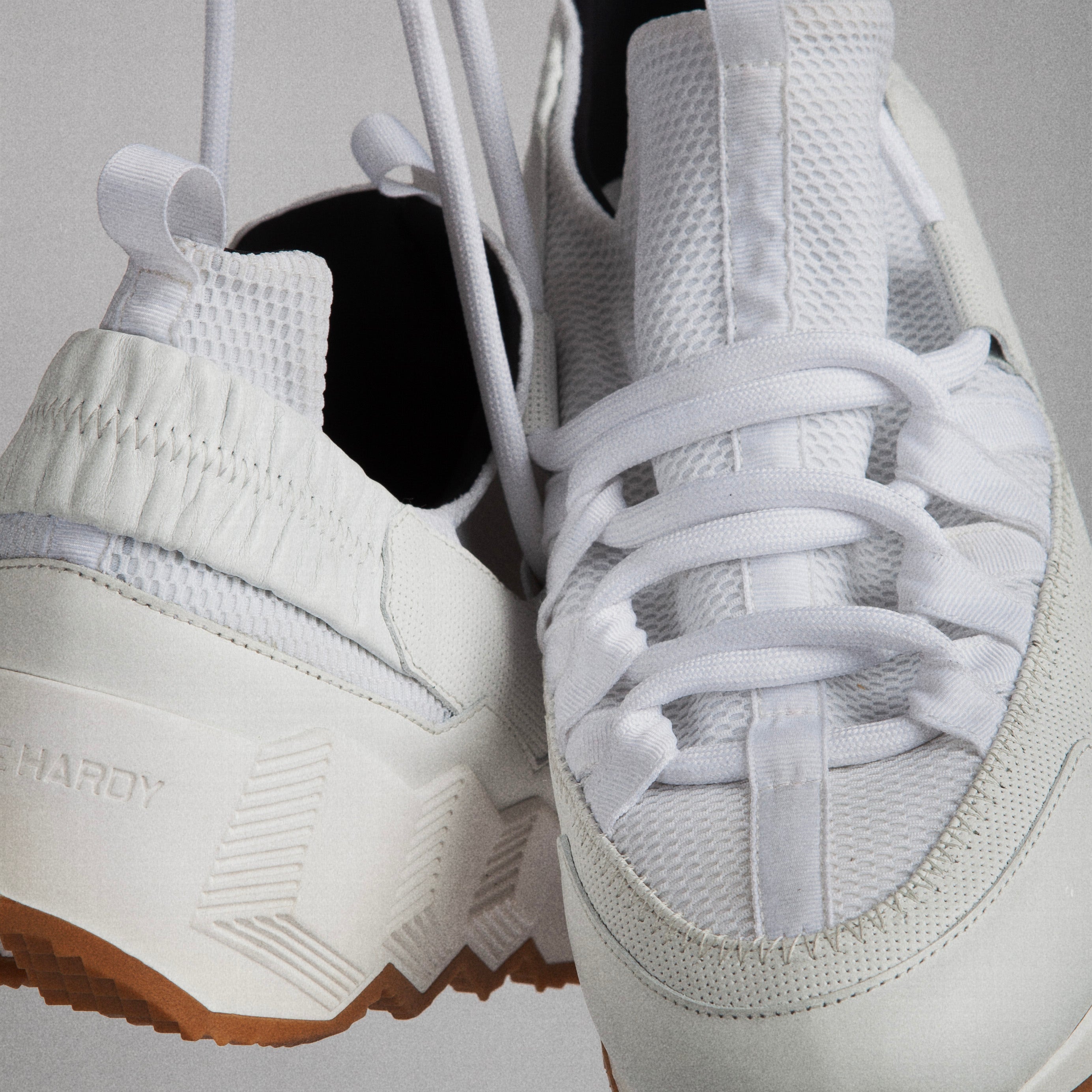 Pierre Hardy Trek Comet sneakers uomo bianche tessuto