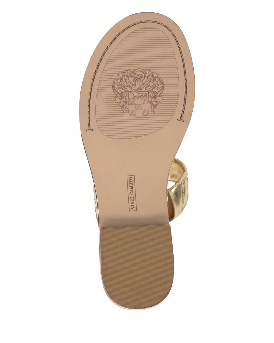 Vince Camuto Lexiea sandalo catena dorata tacco a blocco