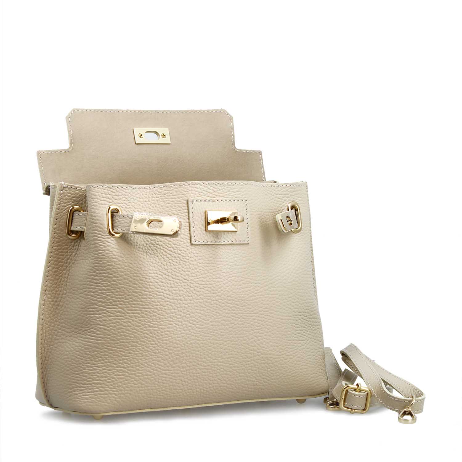 Leonardo Shoes Ninfea borsa pelle bianca tracolla