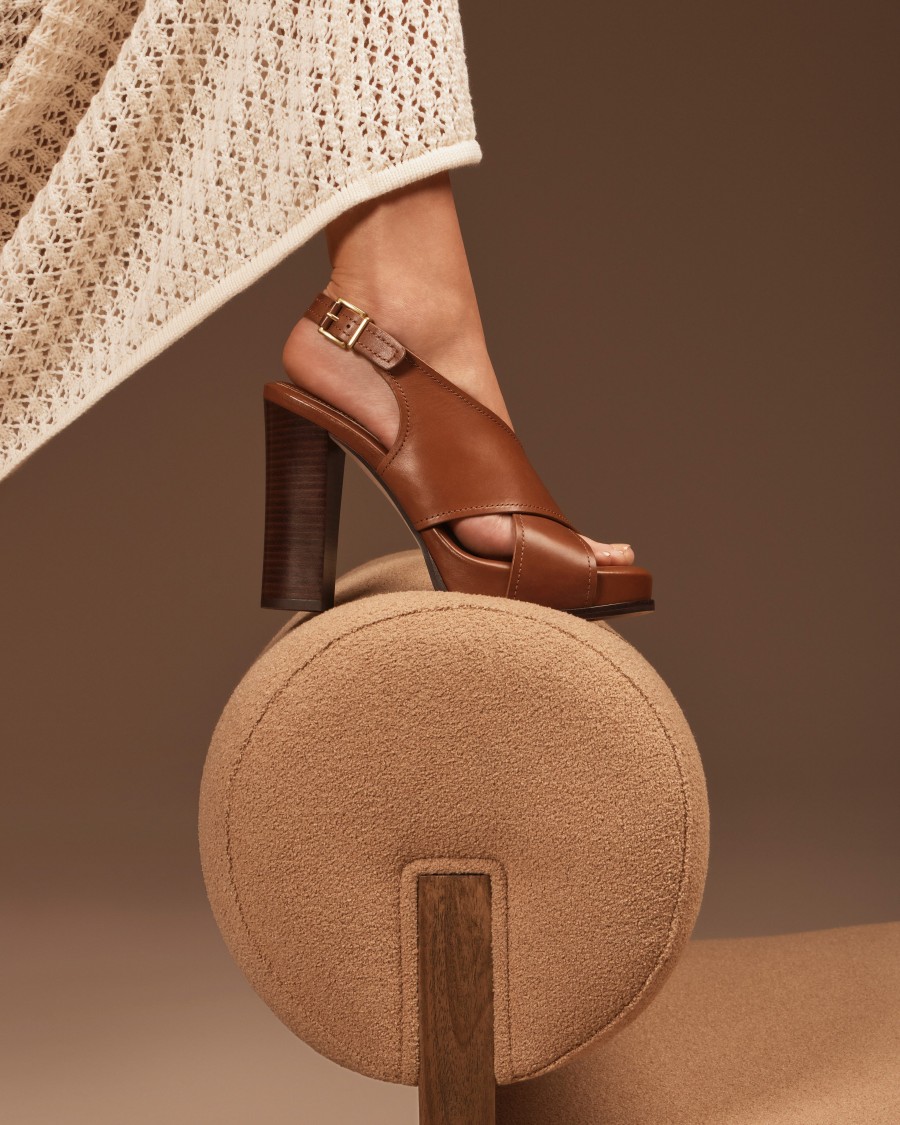 Vince Camuto Chlea sandali plateau tacco blocco slingback