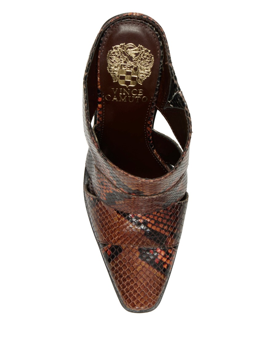 Vince Camuto Aimie Mule Pelle Punta Affusolata Tacco