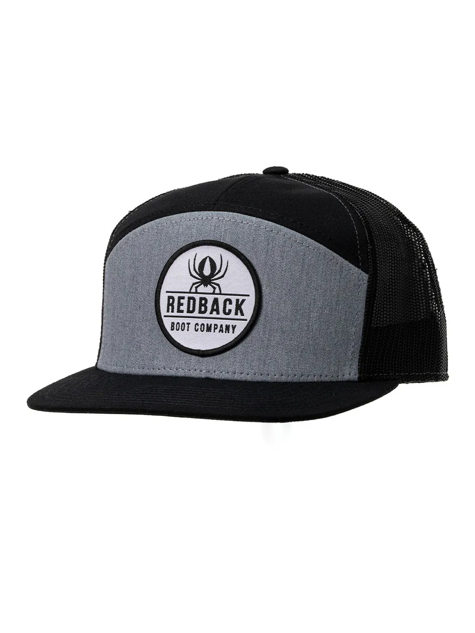 Redback Byron Bay cappello trucker grigio nero