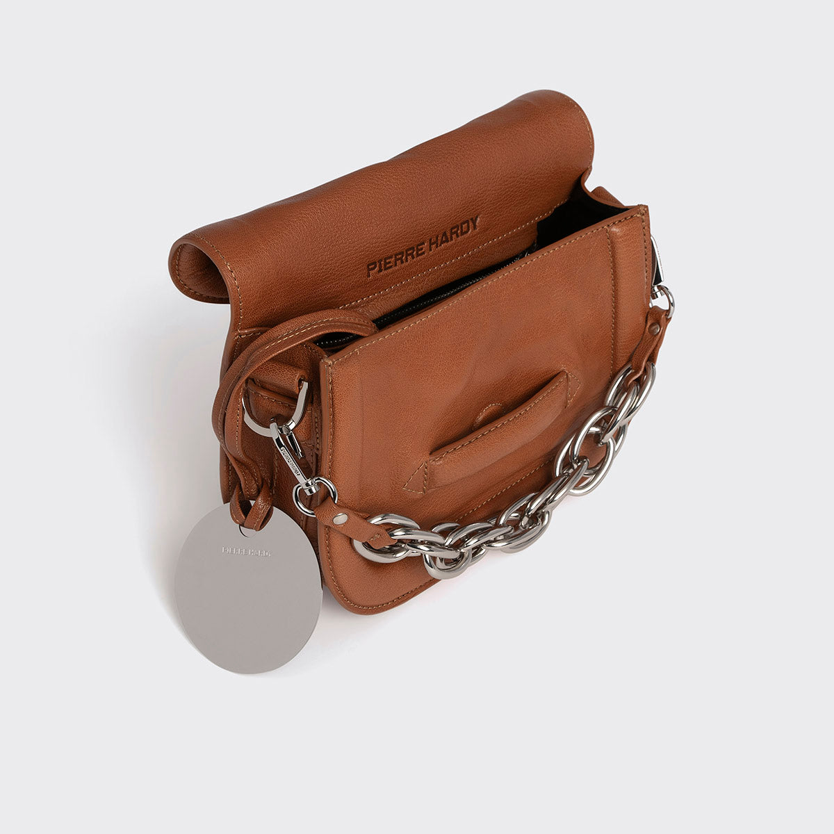 Pierre Hardy Alphaville mini bag donna camel catena