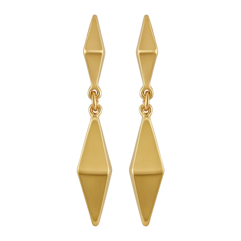 Vince Camuto Orecchini Geometrici Goldtone Diamante