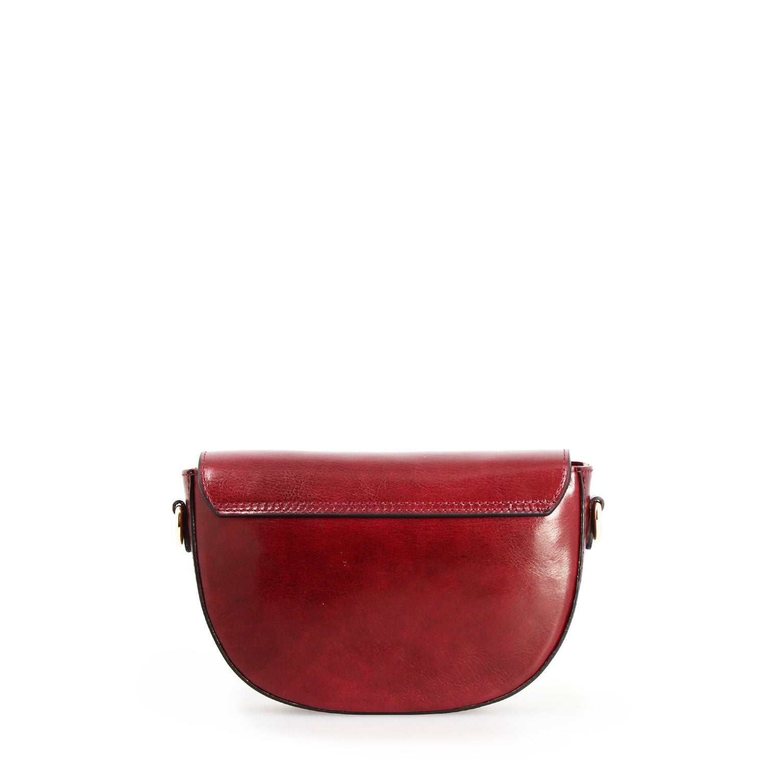 Leonardo Shoes Lena Bordeaux borsa tracolla pelle 22x16 cm