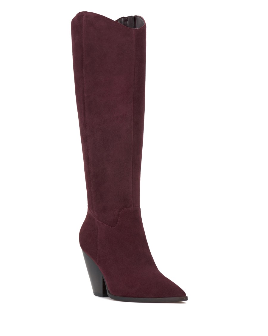 Vince Camuto Oyennie stivali ginocchio tacco squadrato
