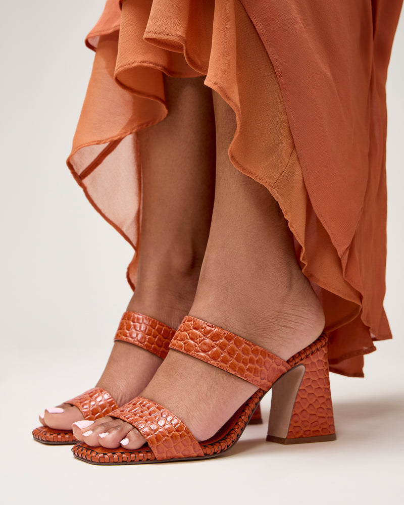 Vince Camuto Kaden mulo donna tacco blocco punta quadrata